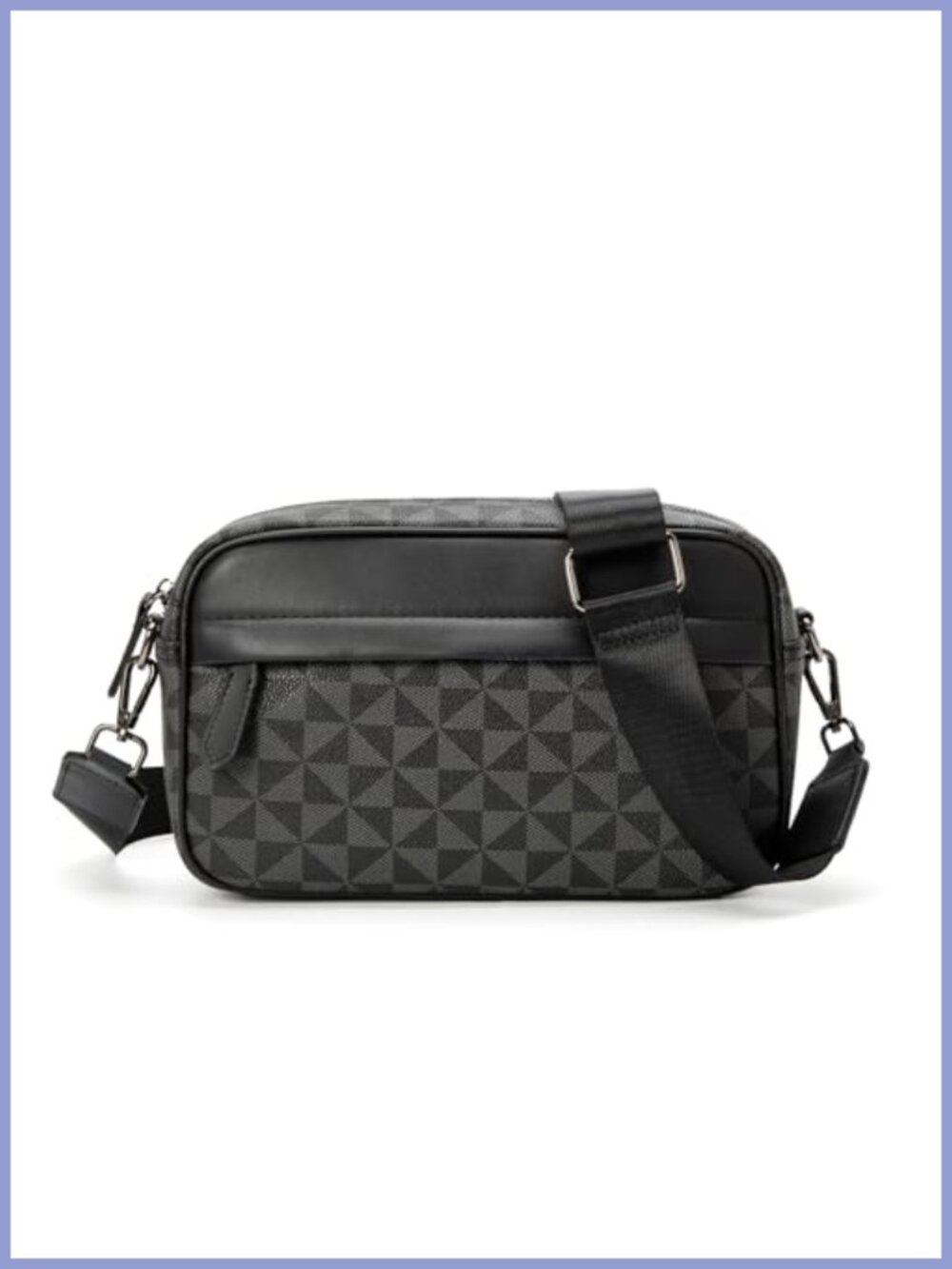 Men's Crossbody Shoulder Bag Small Satchel Commuter Travel Business
